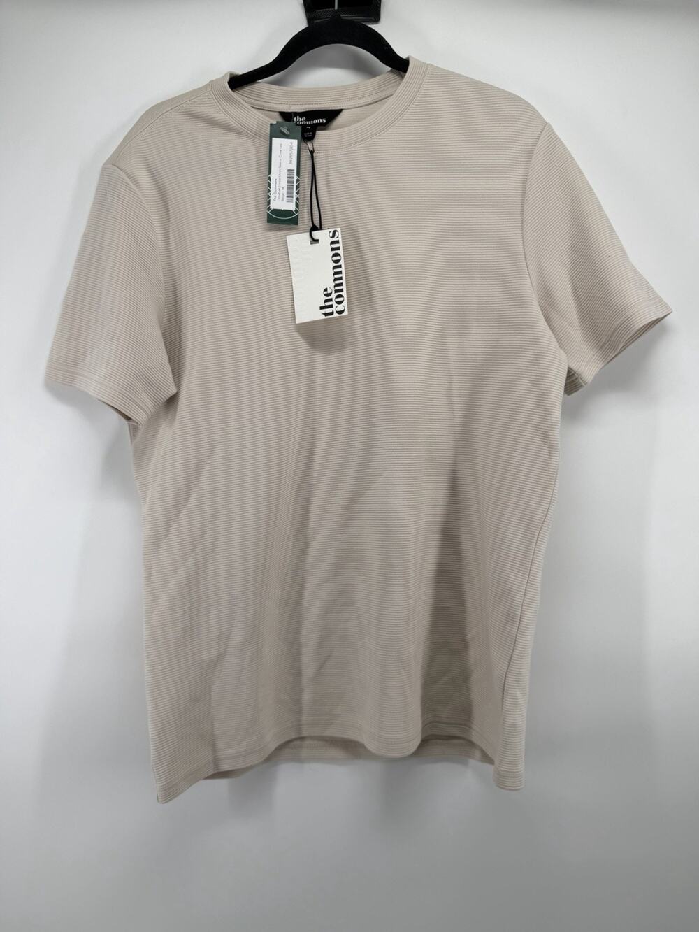 the commons ottonman stripe short sleeve crew top Men’s Size M NWT